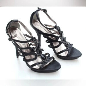 BCBGMAXAZRIA jeweled heels
